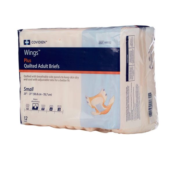 Wings Choice Plus Quilted Briefs Quantity: Small - Casepack of 8