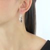 Tuscany Silver Women's Sterling Silver Twist Spoon Drop Earrings