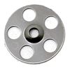 fiXte® Metal Insulation Discs 36mm Washers Plasterboard Wall Ceiling Fixings x 100