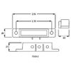 Honeywell Home 7939-2WH Surface Mount Contact, 1" Gap