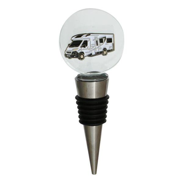 Campervan Glass Wine Whiskey Stopper Bottle Top 559
