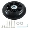 Zorveiio 2 Pack 90mm x 24mm Suitcase Replacement Wheels, Black