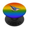 Nuthatch Rainbow Bird Birdwatcher Songbird Diversity PopSockets Swappable PopGrip