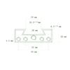 Timunr 1Pcs OXA 250-001 Quick Change Tool Post Holder Quick Change Tool Post Turning Facing Holder