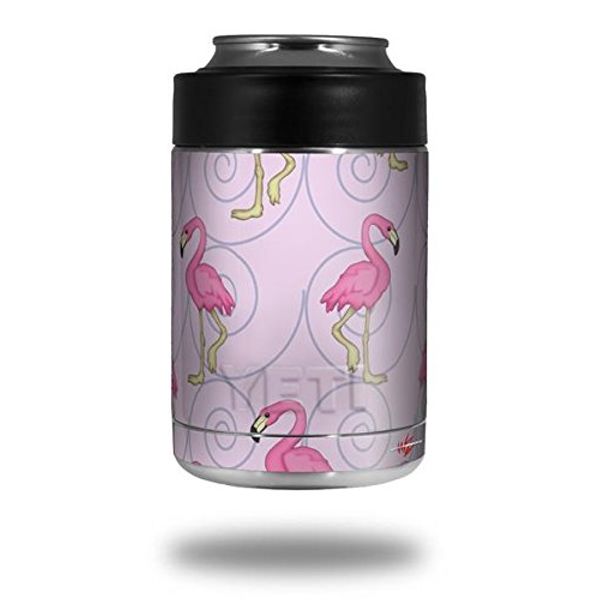 Flamingos on Pink - Decal Style Skin Wrap fits Yeti Rambler Colster and RTIC Can (Cooler NOT Included)