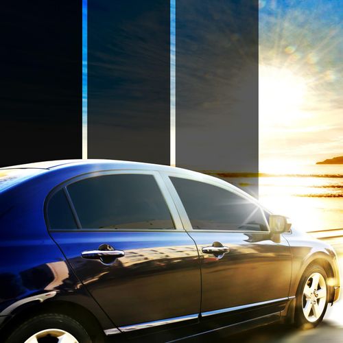 PAMAGOO 3% Percent Car Window Tint, 3% VLT Nano Ceramic Window Roll 20" Inch x 25'Ft, Automotive Tint for Privacy Sun & Glare Protection UV Heat Blocking, Scratch Resistant 5-Layer