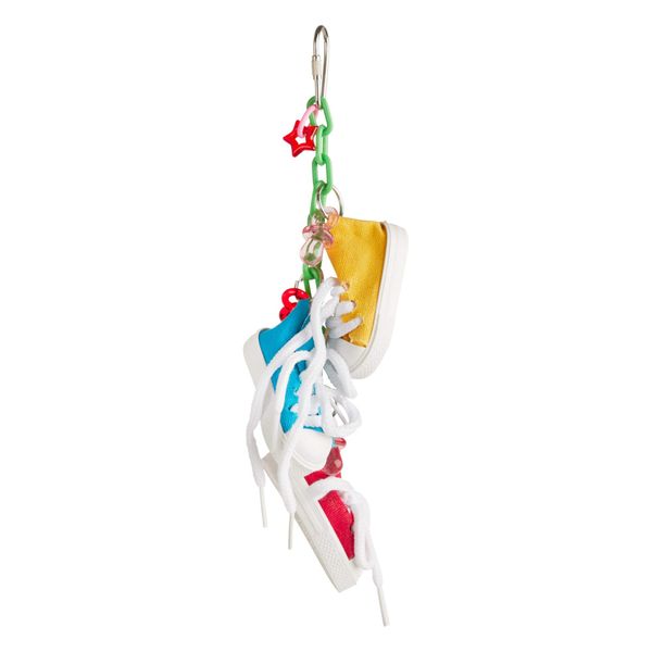 You & Me Fly Kicks Chewing Bird Toy Small