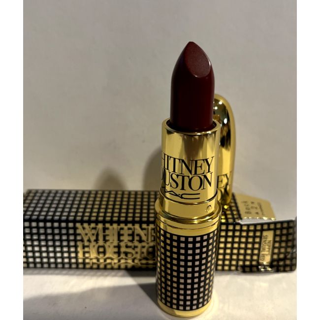 MAC Collaboration Whitney Houston NEW Nippy’s Sensual Red Lipstick w/Box