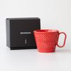 Wired Beans Life Mug Hasami Ware Rosemary 240ml Mug Coffee Cup (Red)