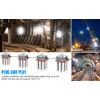 80W LED Temporary Work Light Linkable High Bay Construction Jobsite Lighting ETL