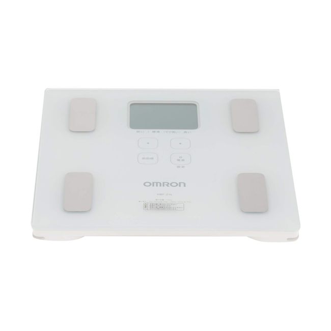 New! Omron Weight Scale Body Composition Meter Body Scan White HBF-214-W  Japan