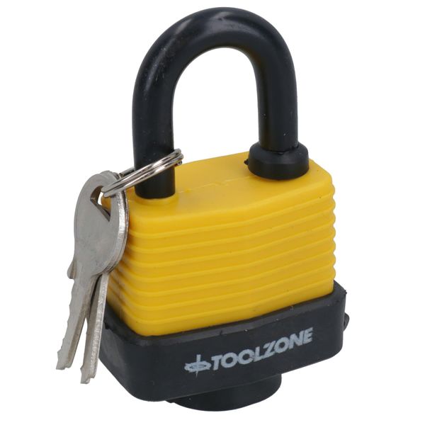 40mm Padlock Laminated Waterproof Security Shed Gate Lock Shackle TE151