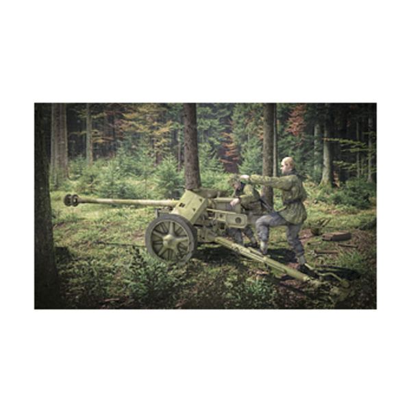 Rubicon Models - 280059 - PaK 40 at Gun with Crew - 1/56 Plastic Model kit
