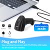 JIAN BOLAND Barcode Scanner USB 1D Wired CCD Barcode Reader Supports Screen Scan Bar Code Scanners for Store, Supermarket, Warehouse-U1