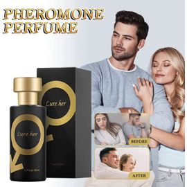 Aphrodisiac Golden Her Pheromone Perfume Spray for Men to Attract Women