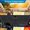 Foldable Car Front Rear Windshield Sun Shade Visor Window Shield Cover UV Block