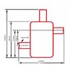 SPARES2GO Air Separator 22mm Copper
