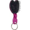 Tangle Angel Baby Keyring Detangling Brush - Fuchsia/Black