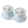 Lillian Rose Keepsake Tooth and Curl Box, Blue Owl, 5.5" x 1.75"