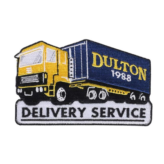 Dulton 118-336C Miscellaneous Goods, Dalton Patch, Delivery Service, Width 3.9 x Height 2.5 inches (100 x 64 mm), Style Type C, DULTON WAPPEN C, DELIVERY SERVICE