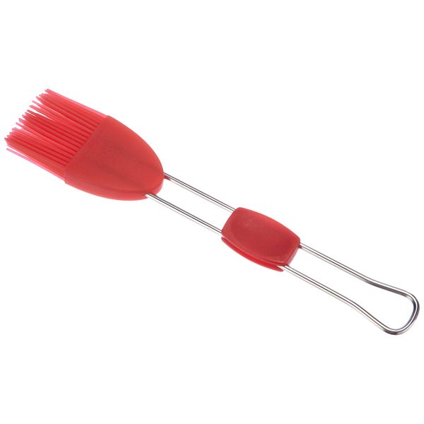 Dr.Oetker Basting Brush Flexxibel of Silicone 3,7 cm in red, 26.5 x 3.7 x 2 cm