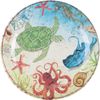 ware 16 Piece Sea Turtle Melamine Dinnerware Sets, Outdoor Dishes Set, Plates an