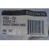 Baldwin Steeple Tip for Radius Corner Hinge Antique Nickel 1083.151 NEW #152C