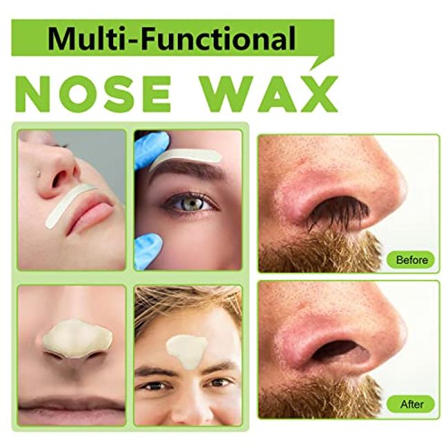 Nose Wax Kit, Nose Waxing Hair Wax Removal for Men Women, Nose