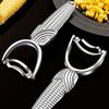 Maxjoy Corn Peeler & Cob Stripper Tool - Stainless Steel Kernel Remover for Corn on the Cob