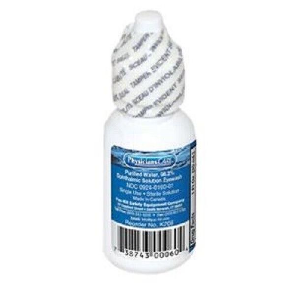 6 PACK - First Aid Eye Wash 1 Ounce Bottle K708