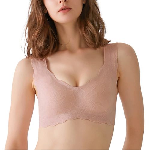 Gunze KB1655 Kireilabo Foundation Bra Series Women's Non-Wired Bra, Shapewear, Side Shaped, noble pink