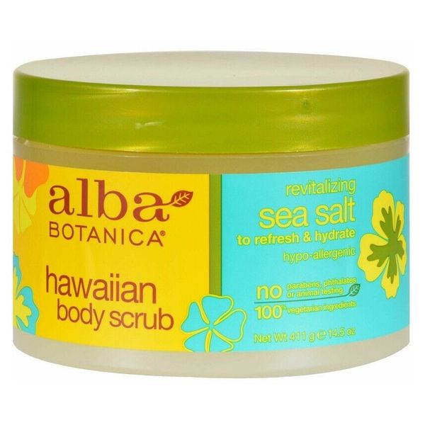 Alba Botanica Hawaiian Sea Salt Body Scrub - 14.5 Oz