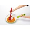 KitchenCraft Colourworks Silicone Spatula Spoon, 28 cm - Red