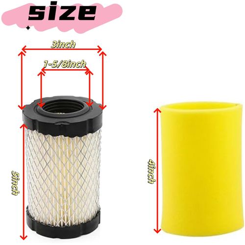 796031 YTH22v46 Air Filter Tune Up Kit Compatible with Husqvarna YTA18542 YTA22V46 YTH18542, for Briggs & Stratton 591334 492932 696854, for John Deere D100 D110 D105 D125 D130 with 492932 Oil Filter