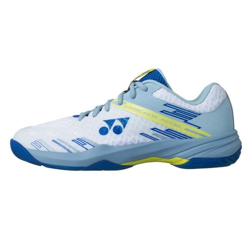 Yonex Power Cushion Cascade Accelerator Slim Badminton Shoes, smoke blue/white (574)