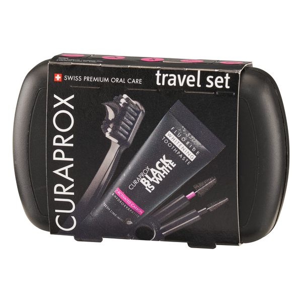 Curaprox Black is White Travel Set
