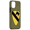 Hülle für iPhone 14 Pro 1st Cavalry Division Patch – 1. CAV – OD Green