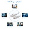Cable Matters 10Gbps Snagless Long Cat 6 Ethernet Cable 50 ft (Cat 6 Cable, Cat6 Cable, Internet Cable, Network Cable) in White