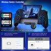 NealGamefy Switch Controllers,Wireless Switch Pro Controller for Nintendo Switch/OLED Controller,Upgrade Full-Size Ergonomic One Piece Handheld Controller with Programmable,TURBO,Vibration