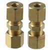 Fudeshe Brass Compression Tube Fitting,Union Assortment Kits,5Pcs 1/4(5Pcs)