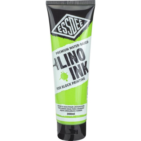 Essdee Block Printing Ink Fluorescent Green, 300ml, FPI/03