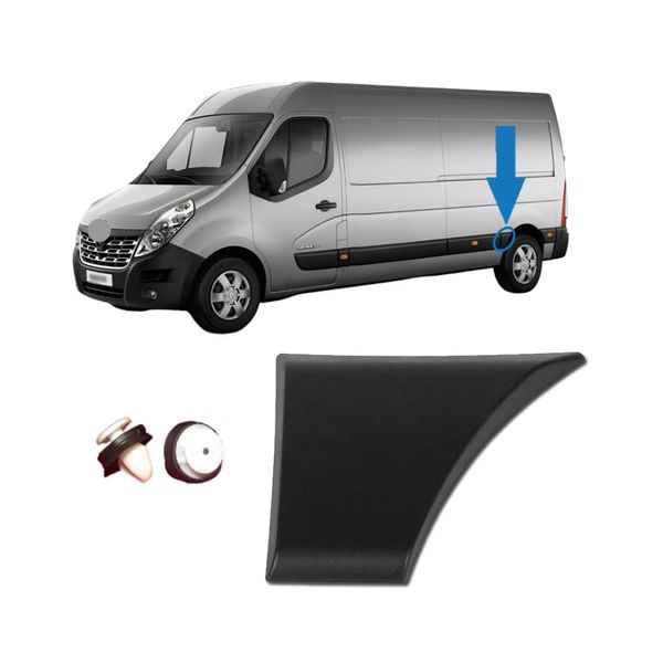 DOOR MOULDING STRIP REAR LEFT SIDE FITS RENAULT Master MK3 768F20004R