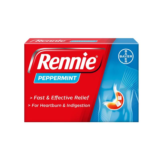 Rennie Peppermint 72 Tablets