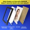 Square picture frames (Black, 10x10 Inch)