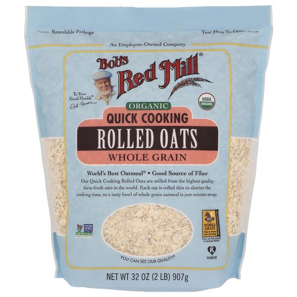 Bob's Red Mill Organic Quick Cooking Rolled Oats, 32 Oz