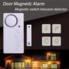 Multi-Mode Door & Fridge Alarm Sensor – Loud 108dB Beep Alert with Delay Timer & Doorbell Function – DIY Wireless Home Security Device