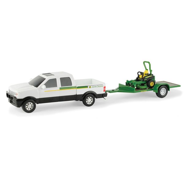 Ertl 1:32 Scale John Deere Z930M ZTrak Mower w/ Pickup Truck & Trailer