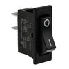 TE Connectivity Rocker Switch, Black 1634202-3