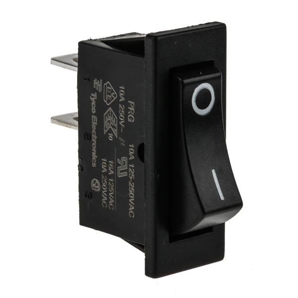 TE Connectivity Rocker Switch, Black 1634202-3