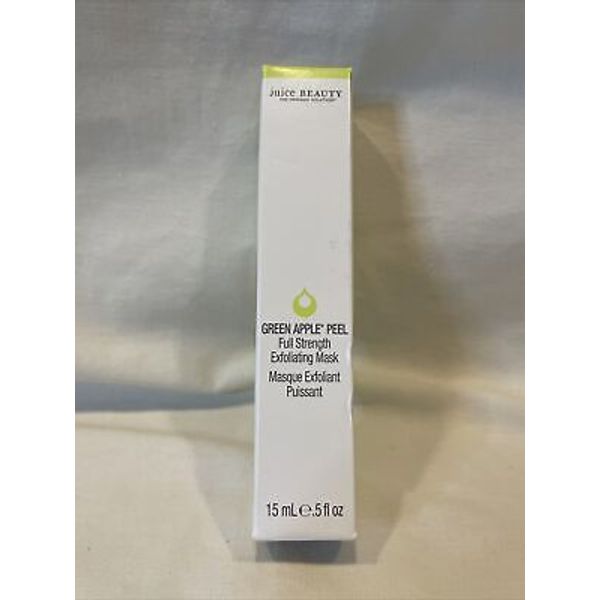 Juice Beauty Green Apple Peel Full Strength Exfoliating Mask NIB 15ml .5 Oz